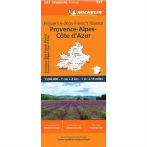 Provence Alps  French Riviera  Michelin Regional Map 527 by Michelin