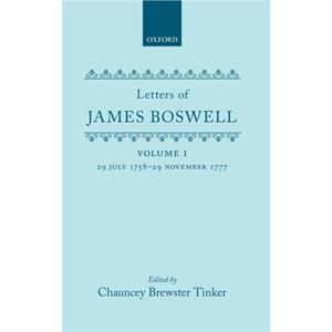 Letters of James Boswell V 1 C by Tinker