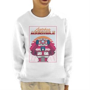 Transformers Autobots Assemble Retrowave Kid's Sweatshirt