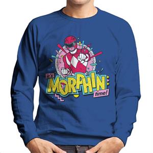 Power Rangers Its Morphin Time Retro Men's Sweatshirt