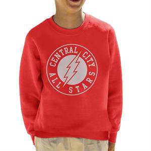 The Flash Central City All Stars Lightning Logo Kid's Sweatshirt