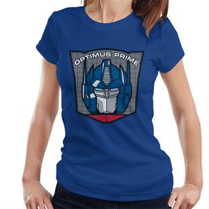 Transformers Optimus Prime Retro Face Badge Women's T-Shirt