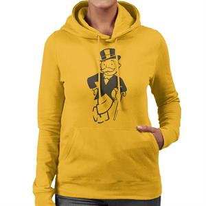 Monopoly Man Cane Lean Women's Hooded Sweatshirt