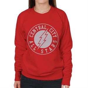 The Flash Central City All Stars Lightning Logo Women's Sweatshirt