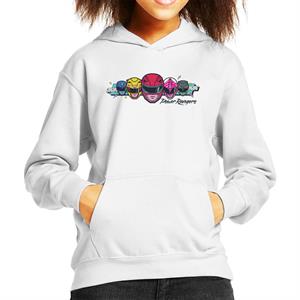 Power Rangers Retro 90s Heads Kid's Hooded Sweatshirt