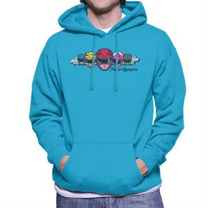 Power Rangers Retro 90s Heads Men's Hooded Sweatshirt