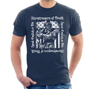 Stormtroopers of Death Speak English Soldier Flag Men's T-Shirt