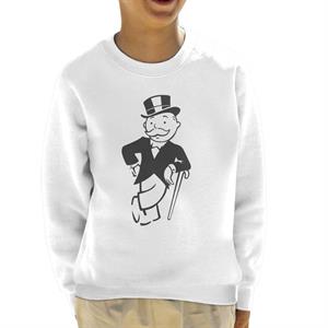 Monopoly Man Cane Lean Kid's Sweatshirt