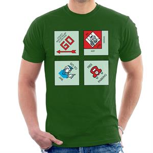 Monopoly Classic Corner Tiles Men's T-Shirt