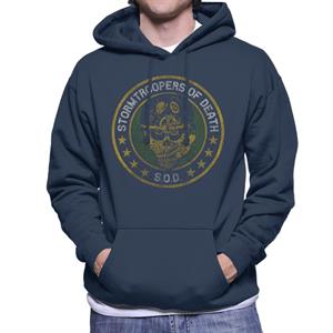 Stormtroopers of Death SOD Skull Badge Men's Hooded Sweatshirt