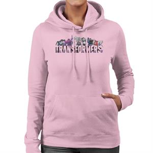 Transformers Decepticons Line Up Women's Hooded Sweatshirt