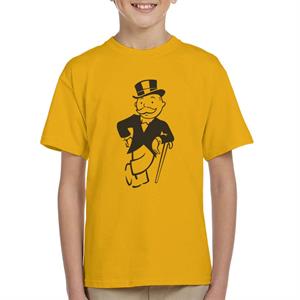 Monopoly Man Cane Lean Kid's T-Shirt