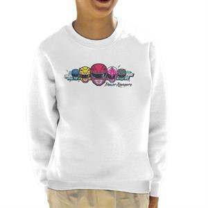 Power Rangers Retro 90s Heads Kid's Sweatshirt