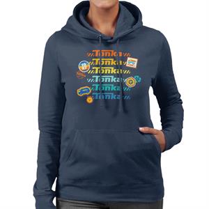 Tonka Rainbow Print Women's Hooded Sweatshirt