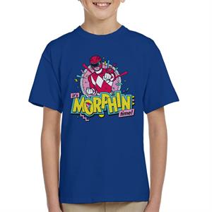 Power Rangers Its Morphin Time Retro Kid's T-Shirt