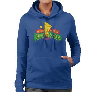 Power Rangers Classic Mighty Morphin Logo Women's Hooded Sweatshirt