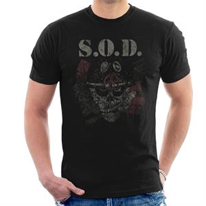 Stormtroopers of Death Distressed Skull Soldier Men's T-Shirt