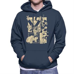 Monopoly Man Player Montage Men's Hooded Sweatshirt