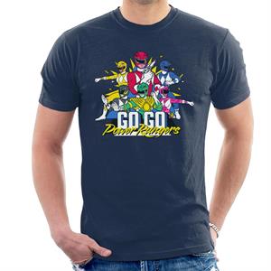 Power Rangers Go Go Retro 90s Men's T-Shirt