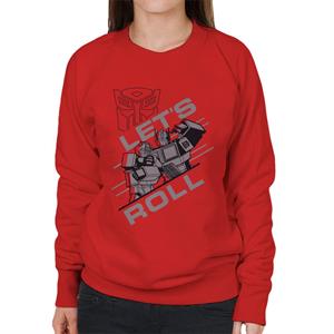 Transformers Lets Roll Women's Sweatshirt