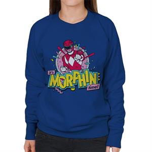 Power Rangers Its Morphin Time Retro Women's Sweatshirt