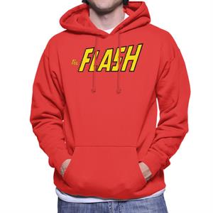 The Flash Paint Streaks Logo Men's Hooded Sweatshirt