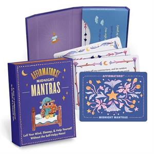 Knock Knock Affirmators Mantras Midnight Affirmation Cards Deck by Knock Knock