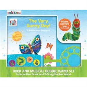 Eric Carl Bubble Wand Songbook Very Sunny Day Sound Book Set by P I Kids