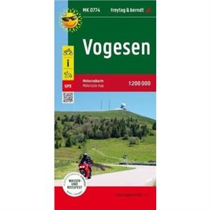 Vogesen Motorcycle map 1200.000 by Freytag Berndt