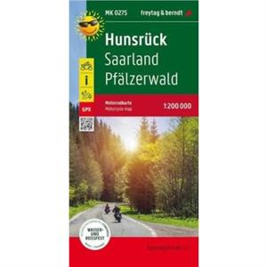 Hunsruck  Saarland  Pfalzerwald MotorCycle map 1200 000 by Freytag Berndt