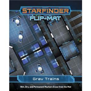 Starfinder FlipMat Grav Trains by Damien Mammoliti