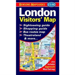 London Visitors Map by Bensons MapGuides