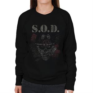 Stormtroopers of Death Distressed Skull Soldier Women's Sweatshirt