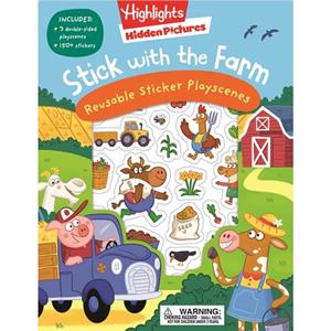 Stick with the Farm Hidden Pictures Reusable Sticker Playscenes by Highlights