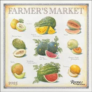 Farmers Market 2025 Wall Calendar by John Burgoyne