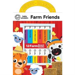 Baby Einstein Farm Friends 12 Board Books  My First Library by P I Kids