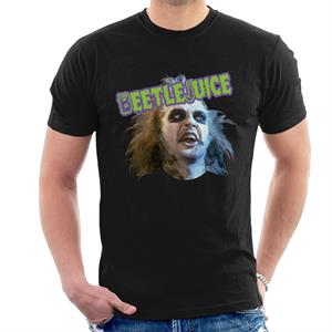 Beetlejuice Halloween Character Head Men's T-Shirt