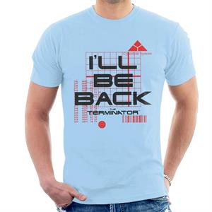 Terminator I'll Be Back Men's T-Shirt