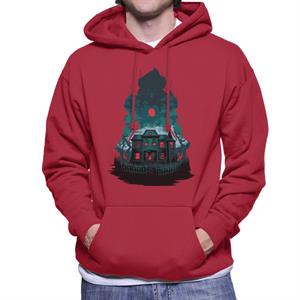 IT Pennywise House Red Balloon Men's Hooded Sweatshirt