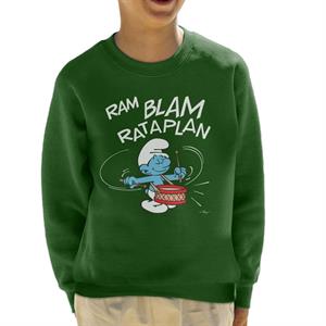 The Smurfs Ram Blam Rataplan Kid's Sweatshirt