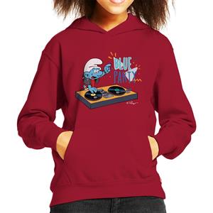 The Smurfs Blue Party Kid's Hooded Sweatshirt