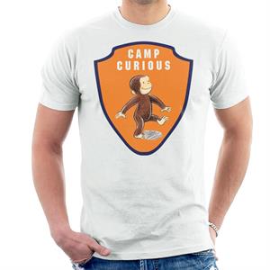 Curious George Camp Badge Men's T-Shirt