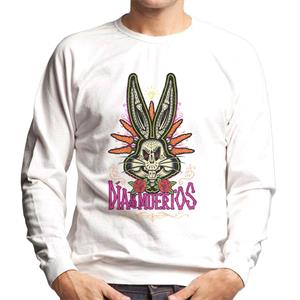 Looney Tunes Halloween Bugs Bunny Dia De Los Muertos Men's Sweatshirt