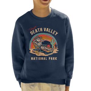 US National Parks Visit Death Valley Kid's Sweatshirt