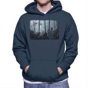 Corpse Bride Victor Van Dort Running From Emily Men's Hooded Sweatshirt