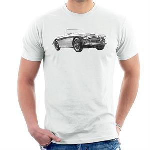 Austin Healey Grey British Motor Heritage Men's T-Shirt