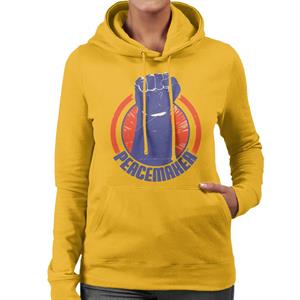 Peacemaker Blue Fist Women's Hooded Sweatshirt