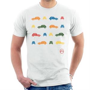 Citroen 2CV Pop Art Pattern Men's T-Shirt