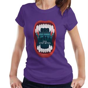 The Lost Boys Fangs Silhouette Women's T-Shirt