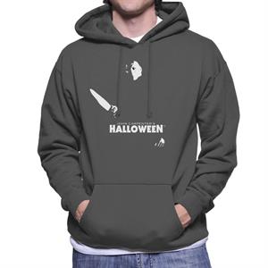 Halloween Michael Myers Silhouette In The Darkness Men's Hooded Sweatshirt